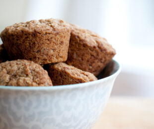 Sprouted Spelt Vanilla Cardamom Muffins