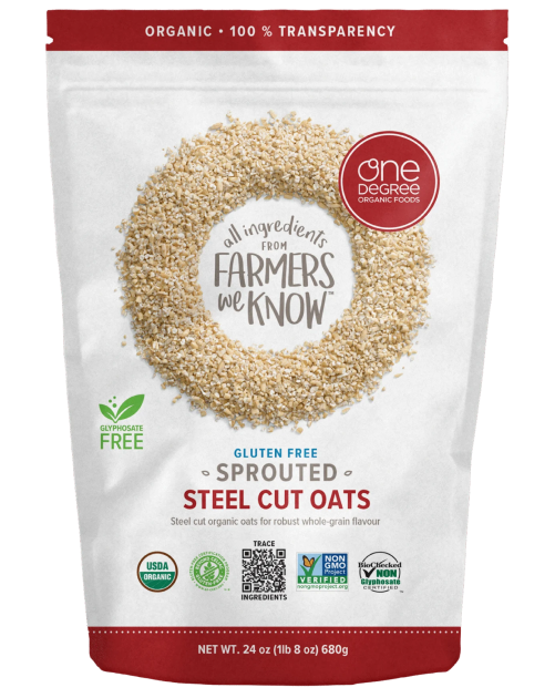 Organic Sprouted Steel Cut Oats