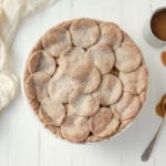 Vegan Caramel Apple Pie with Organic Sprouted Whole Wheat Crust