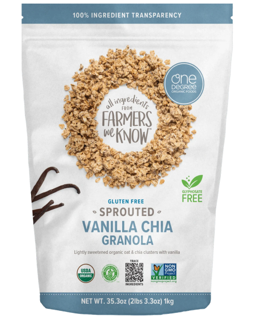 Sprouted Oat Vanilla Chia Granola