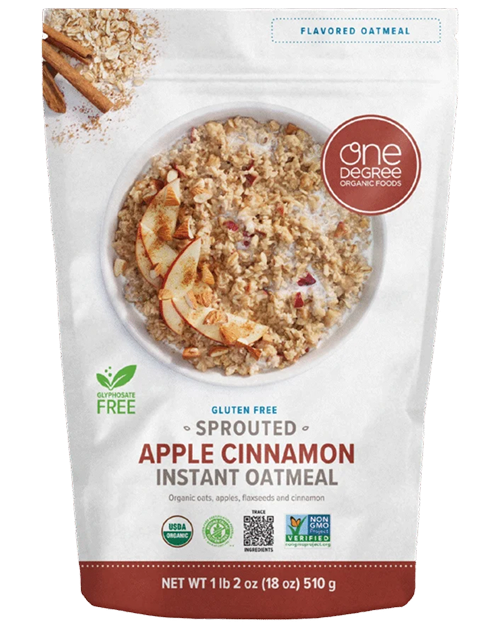 Sprouted Apple Cinnamon Instant Oatmeal