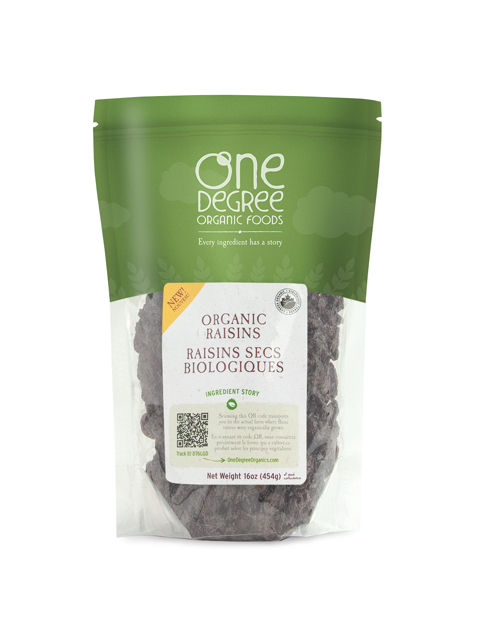 Organic Raisins - Small - One Degree Organics
