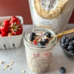 Mixed Berry Chia Overnight Oats Recipe