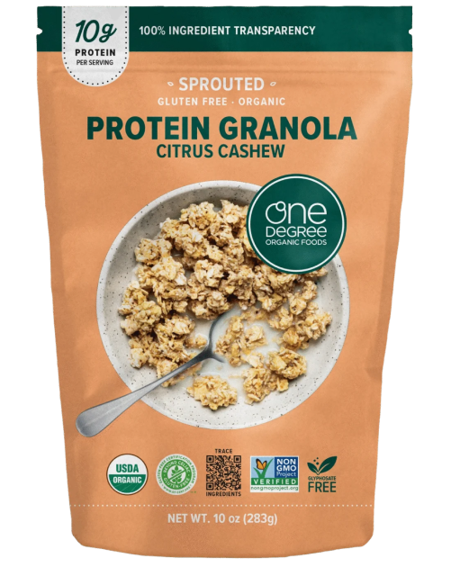 Citrus Cashew Protein Granola